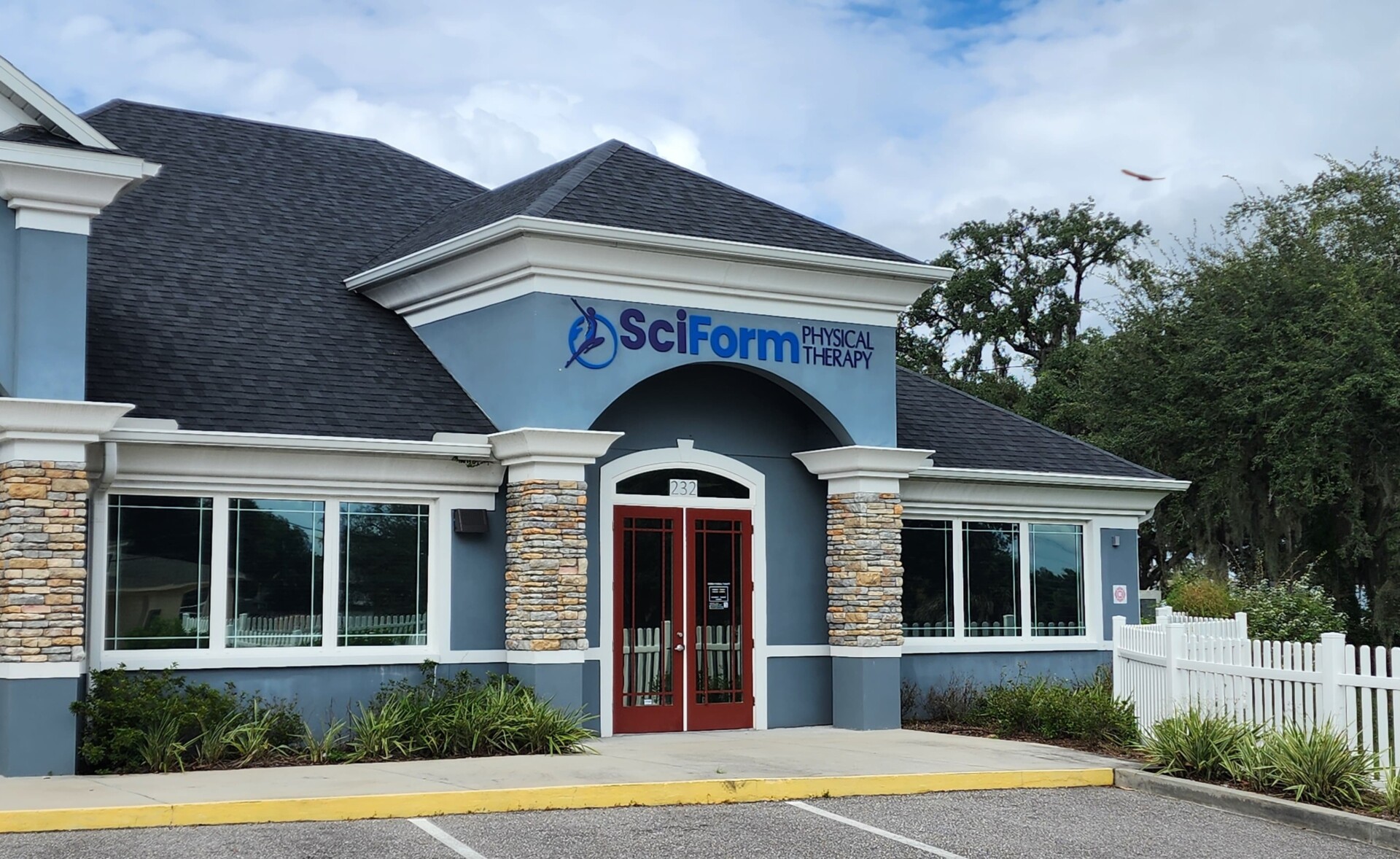 SciForm Physical Therapy Building or Facility with front Parking.