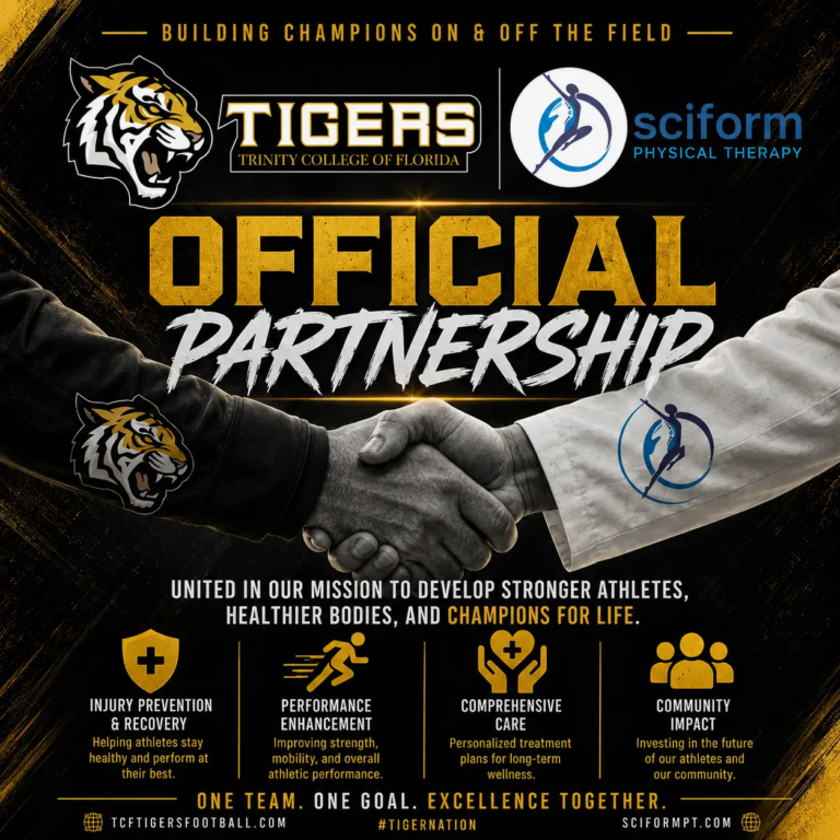 Tigers Trinity College Florida - SciFormPT Partnership